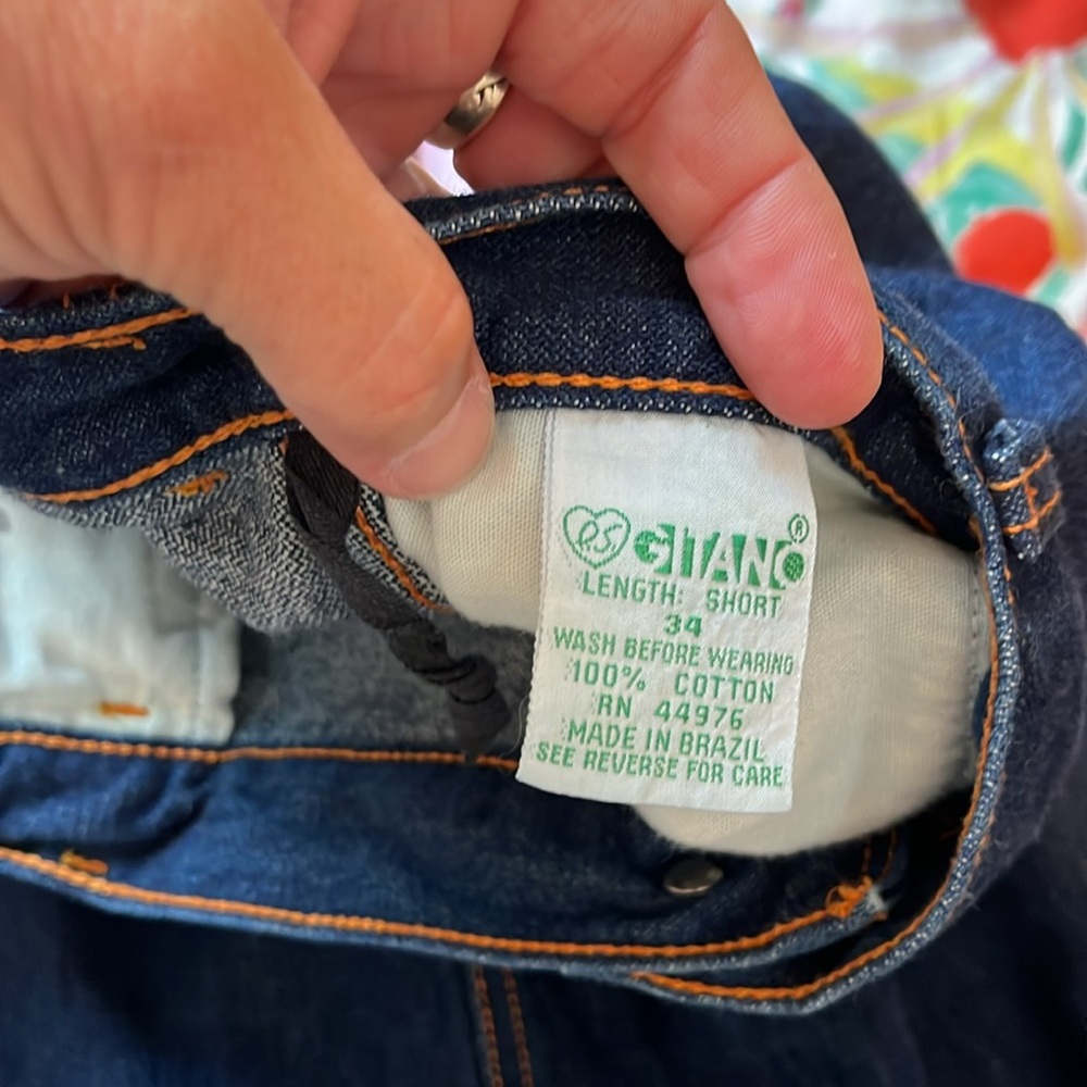 Vintage PS. Gitano, Indigo Denim Skirt. - Picture 7 of 7